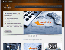 Tablet Screenshot of abcidea.lv
